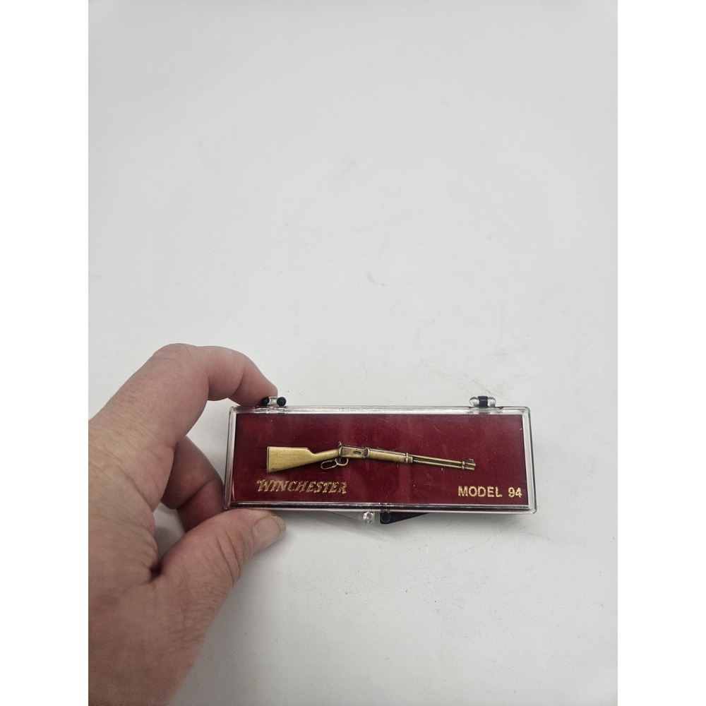 Vintage Winchester Model 94 Gold Tone Tie Bar/Clip NIB